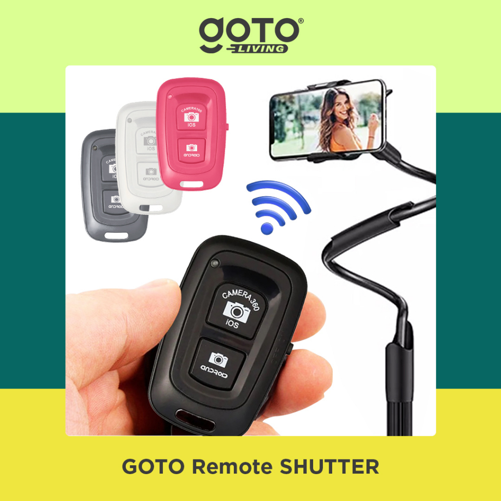Goto Shutter Remote Bluetooth Kamera Hp Remot Selfie Camera Smartphone