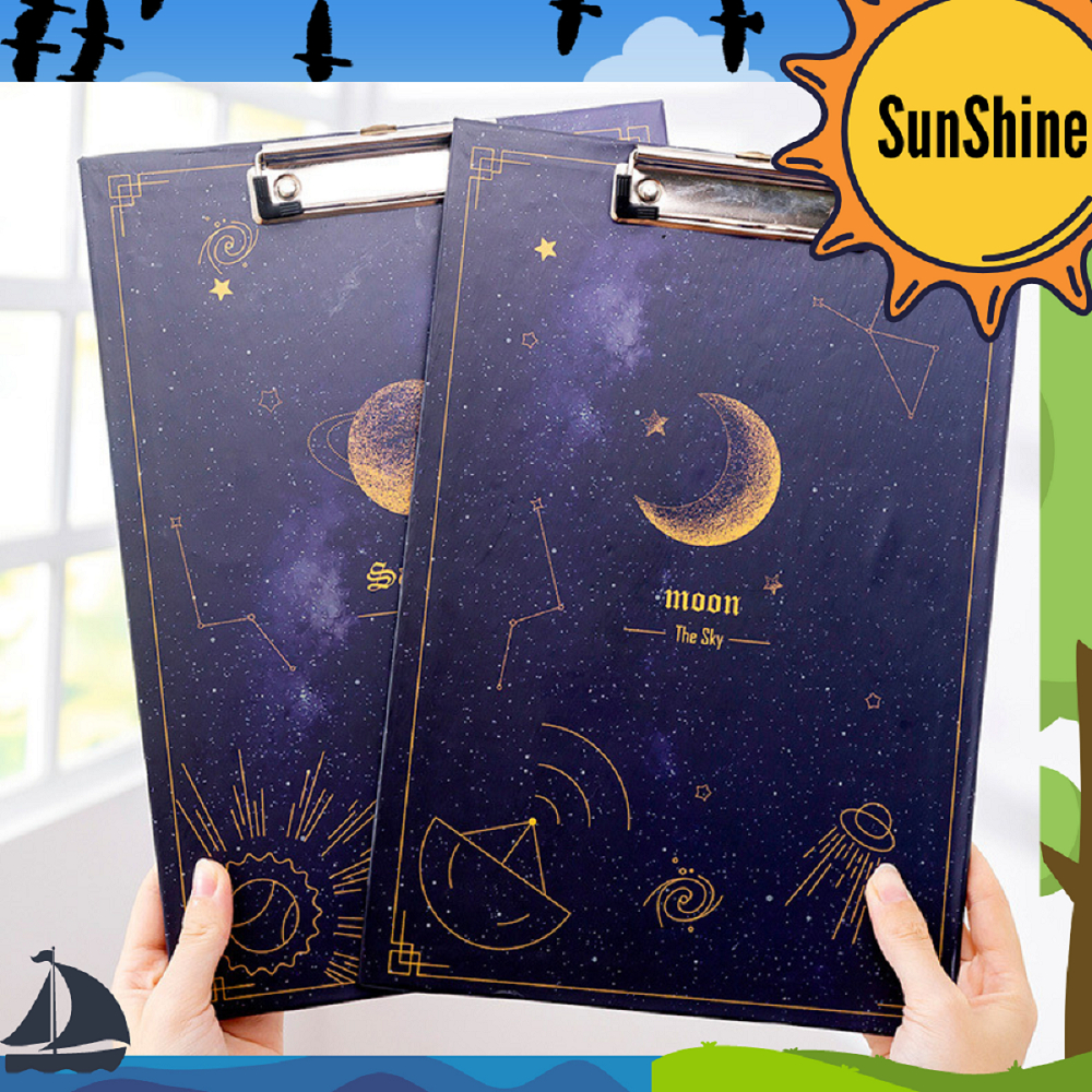 

✨ Sunshine Fancy ✨ Papan Jalan / Papan Ujian / Clipboard A4 Motif Space AT0076