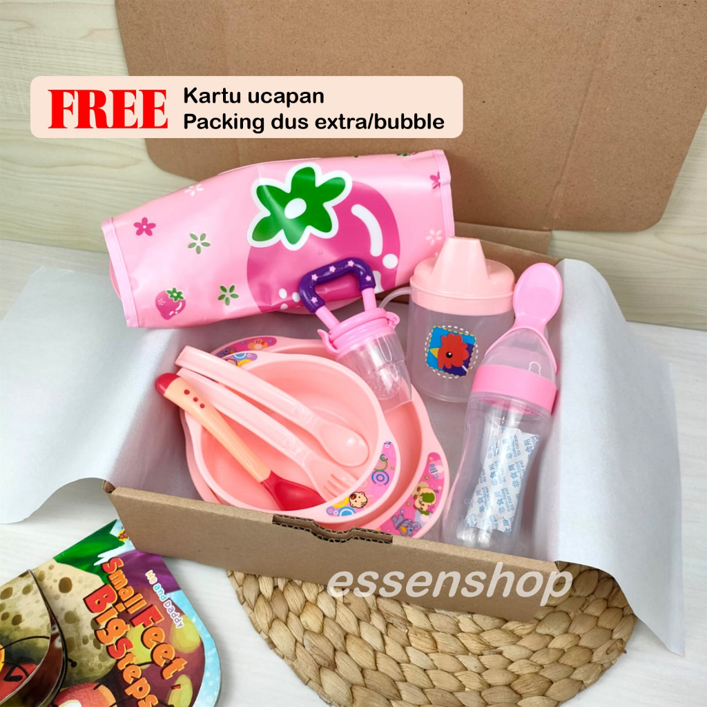 Kado bayi hampers baby feeding set alat makan mpasi