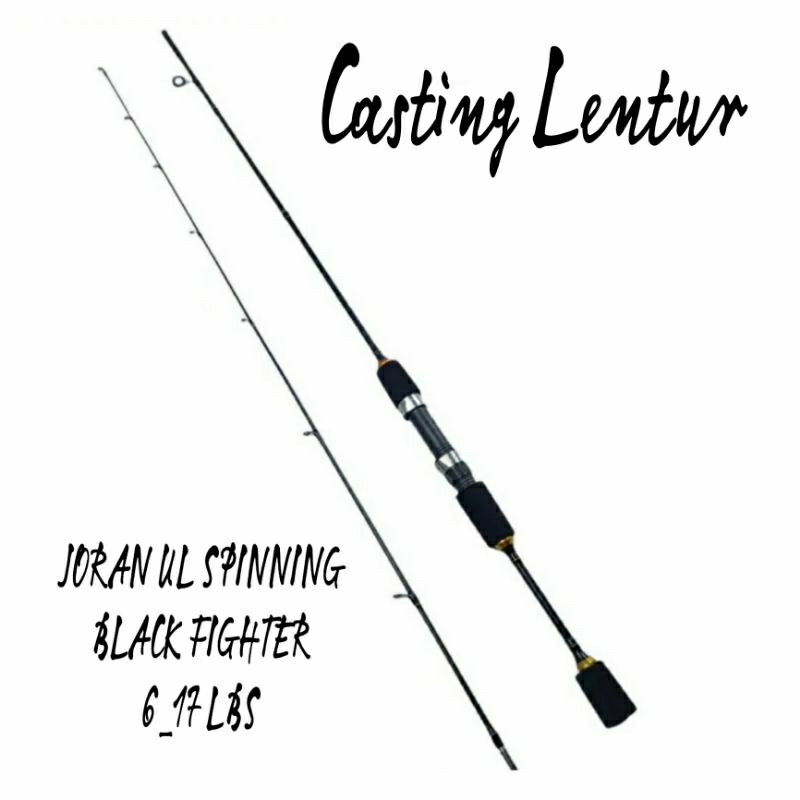 Satu set Joran Ultralight Casting fiber solid Pj 150_165_180_198cm