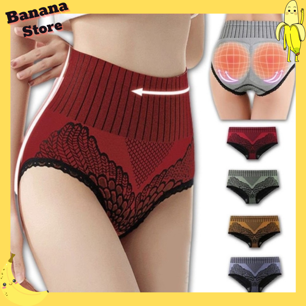 Honeycomb massage women underwear thermal circulation therapy massage panties celana pijat terapi si
