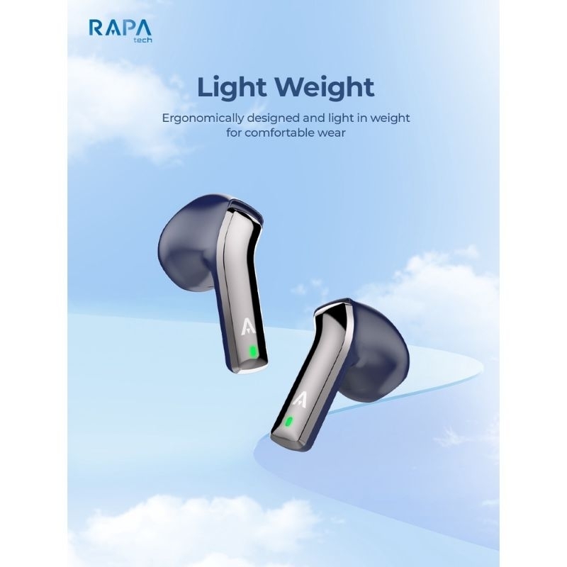 Rapa TW1011 TWS Bluetooth 5.3 Earphone Hi-Bass Audio