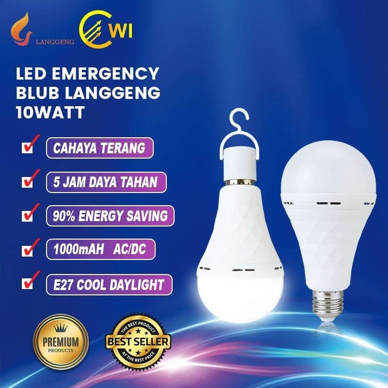 LAMPU EMERGENCY 7w LANGGENG LAMPU DARURAT LAMPU MAGIC NYALA OTOMATIS