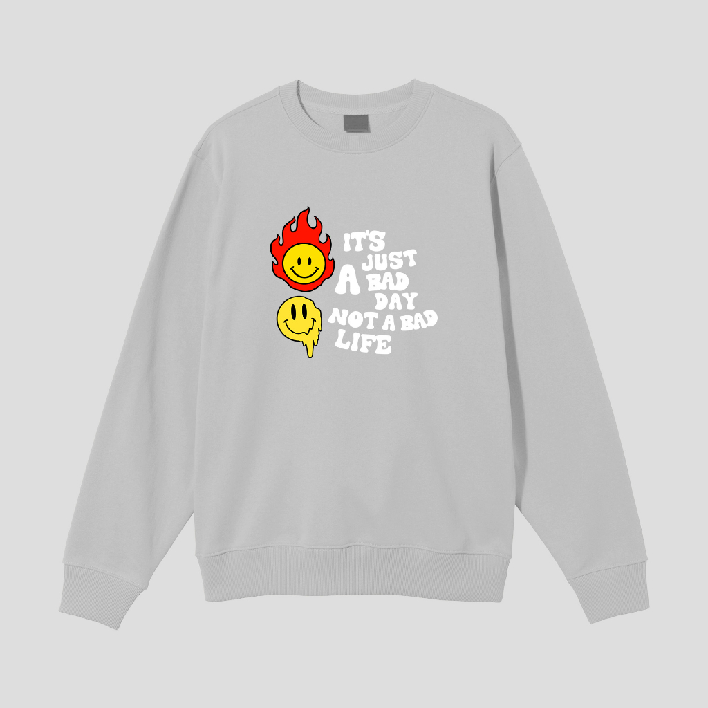 IT'S JUST A BAD DAY SWEATER CREWNECK PRIA WANITA Size M-XXL