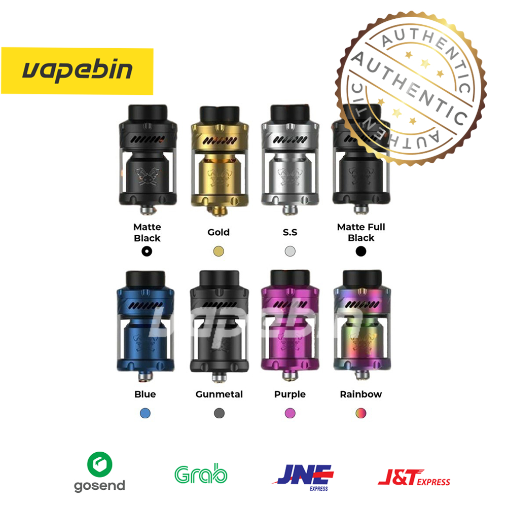 HELLVAPE DEAD RABBIT V3 RTA 25MM - DEAD RABBIT RTA V3 - AUTHENTIC