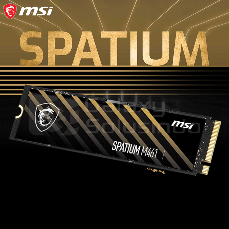 MSI SPATIUM M461 M.2 PCIe 4.0 NVMe 500GB SSD