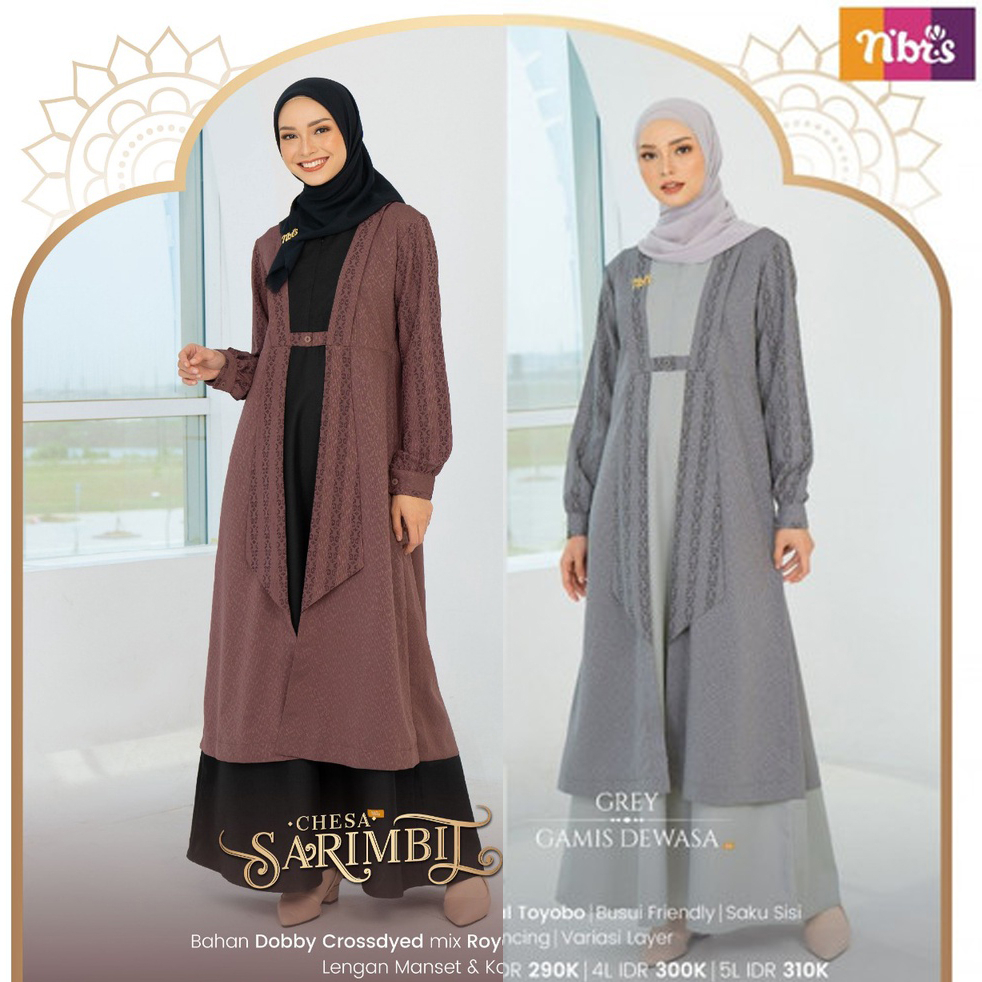 Sarimbit Nibras 2023 Gamis Chesa Original by Nibras