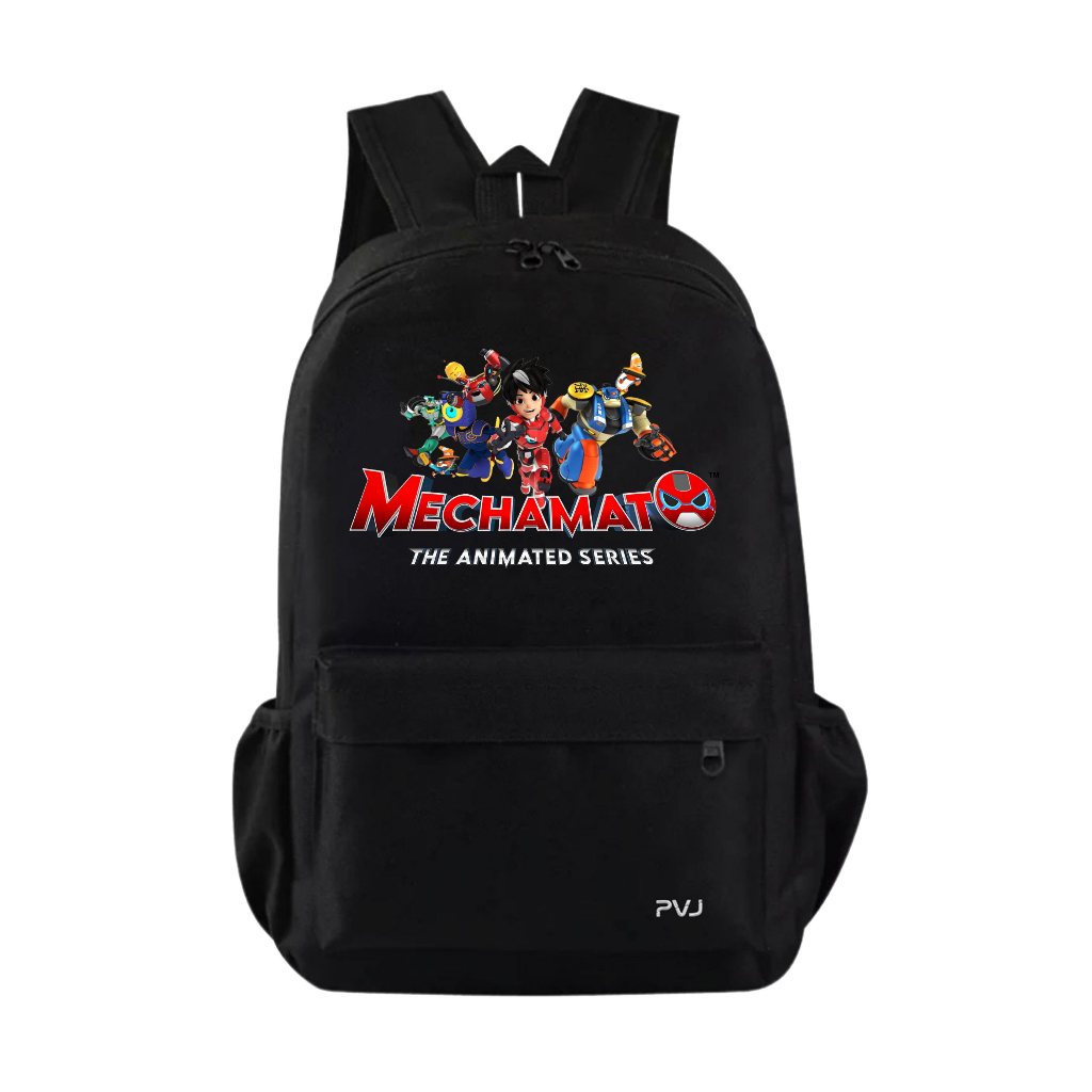 PVJ - Tas Ransel Anak Motif Mechamato Boboboy Animasi Backpack Laki-laki dan Perempuan