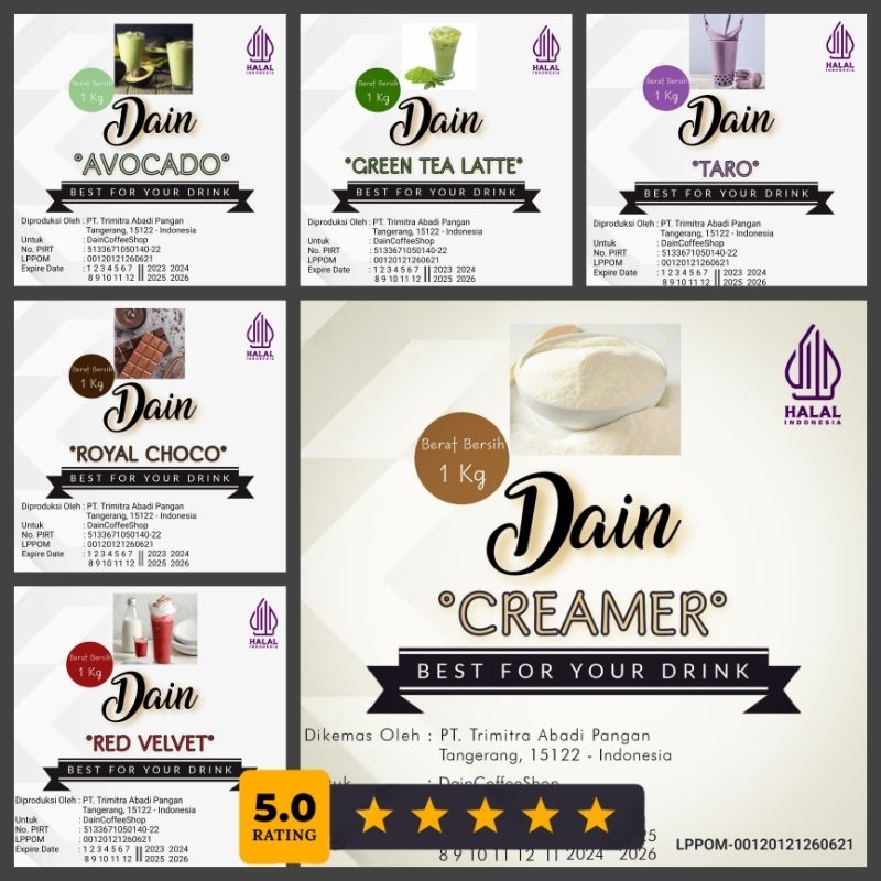 

POWDER DAIN MINUMAN BUBUK | PREMIUM HALAL 1KG
