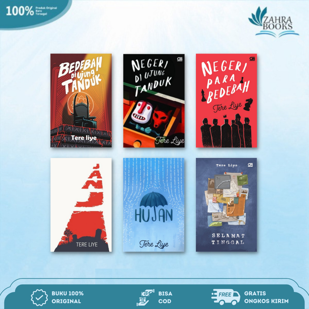 GM - BUKU (BEDEBAH DIUJUNG TANDUK, NEGERI UJUNG TANDUK, NEGERI PARA BEDEBAH, JANJI, HUJAN, SELAMAT T