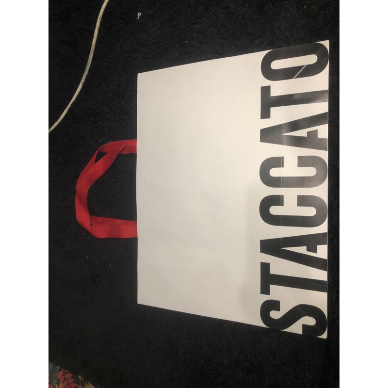 preloved paper bag staccato original