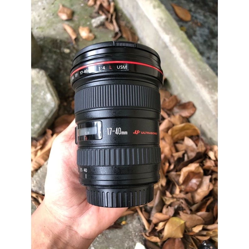 LENSA WIDE 17-40MM F4 L USM MULUS TERMURAH - LENSA WIDE  FOR CANON - LENSA WIDE CANON