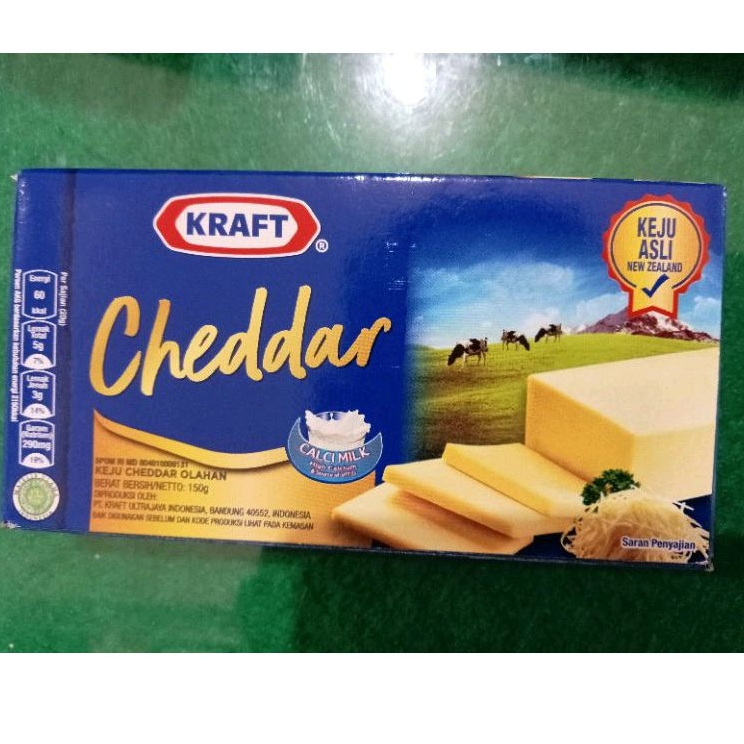 

Kraft Cheddar | Keju Cheddar Olahan | 150 Gram