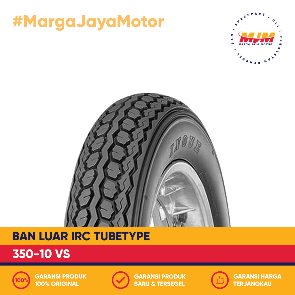 Ban Luar IRC Vespa VS 350-10 Tubetype