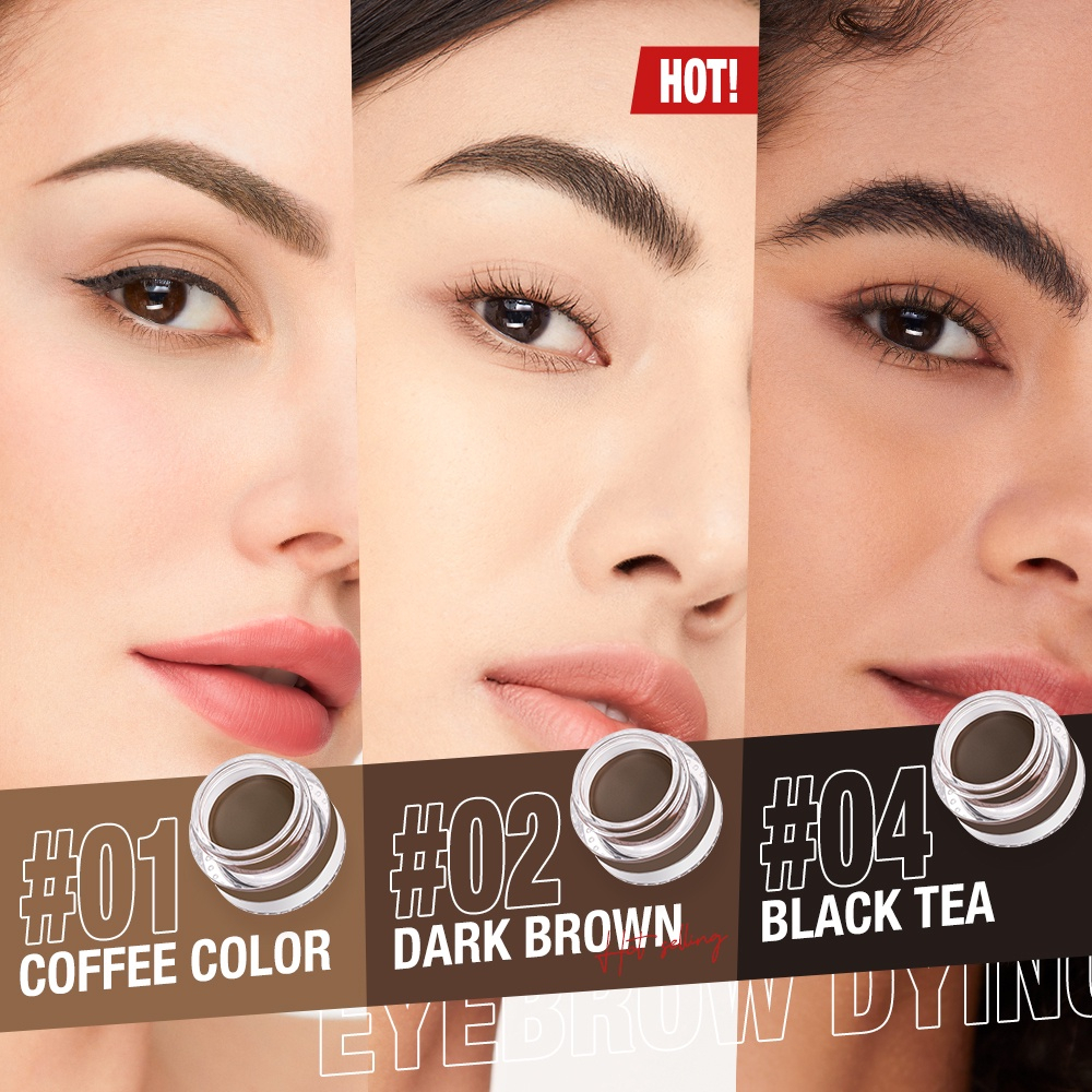 READY O.TWO.O Eyebrow Dying Cream Natural Shaping waterproof and not easy to be stained | ORIGINAL