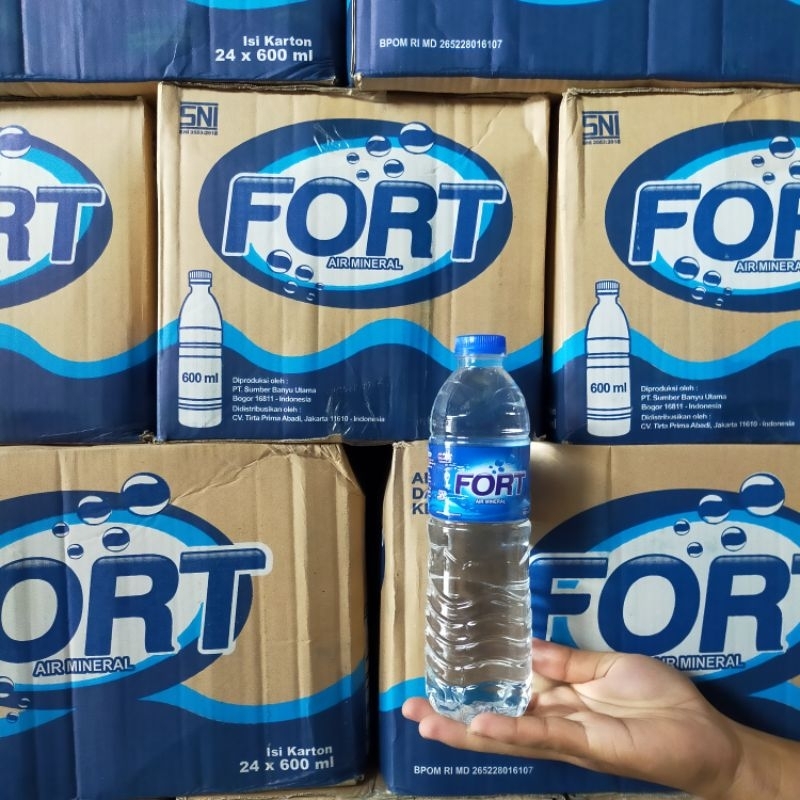 

Air Mineral Fort Botol 600 ml