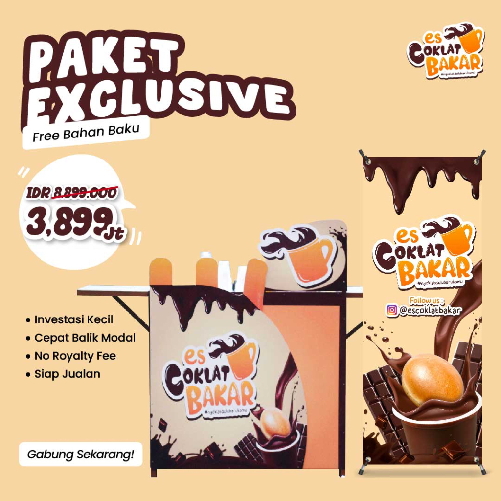 

Franchise Coklat Bakar Exclusive