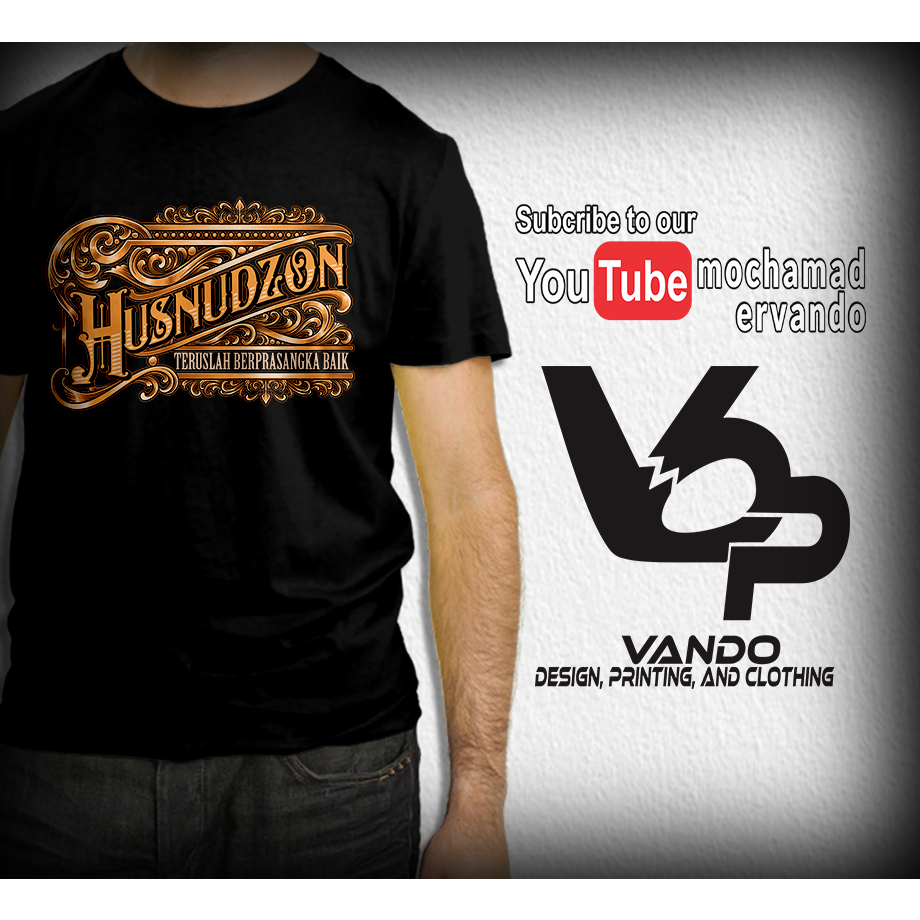 KAOS DAKWAH HUSNUDZON / KAOS DISTRO PRIA KEREN MUSLIM