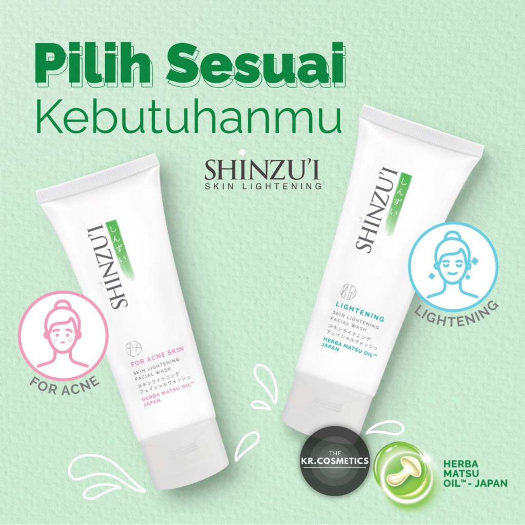 Shinzui shinzu'i Skin Lightening Facial Wash Normal Skin for Acne Skin 80ml