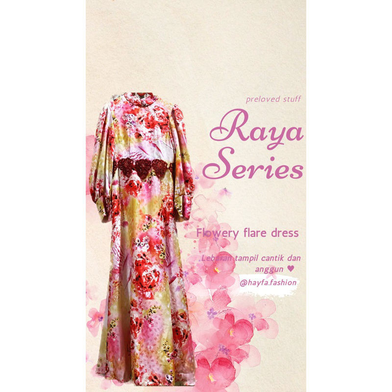 Preloved dress raya series