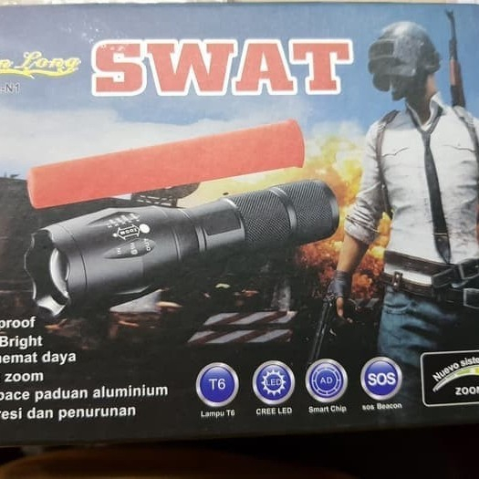 COD SENTER SWATT  POLICE T6  CREE LED JIN LONG JL-N1 WATERPROOF