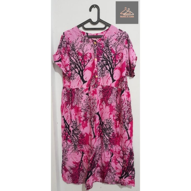 Daster Wanita Lengan Pendek Batik Trusmi