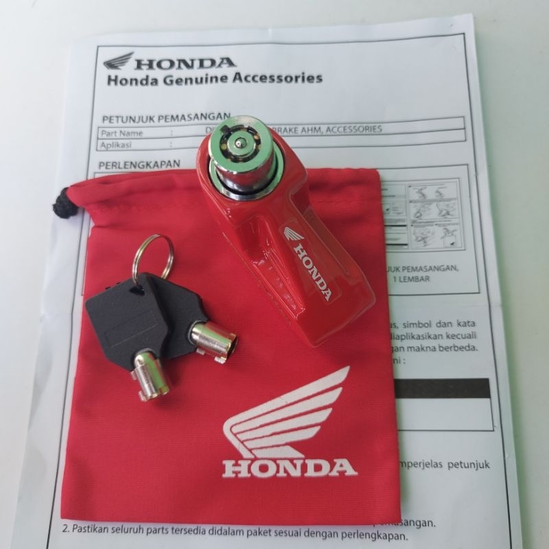 disclock / gembok cakram original honda