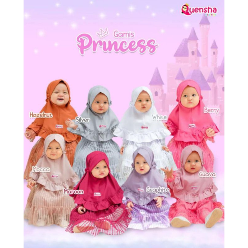 Gamis Princess By Quensha Kids | Baju Lebaran Anak 2026