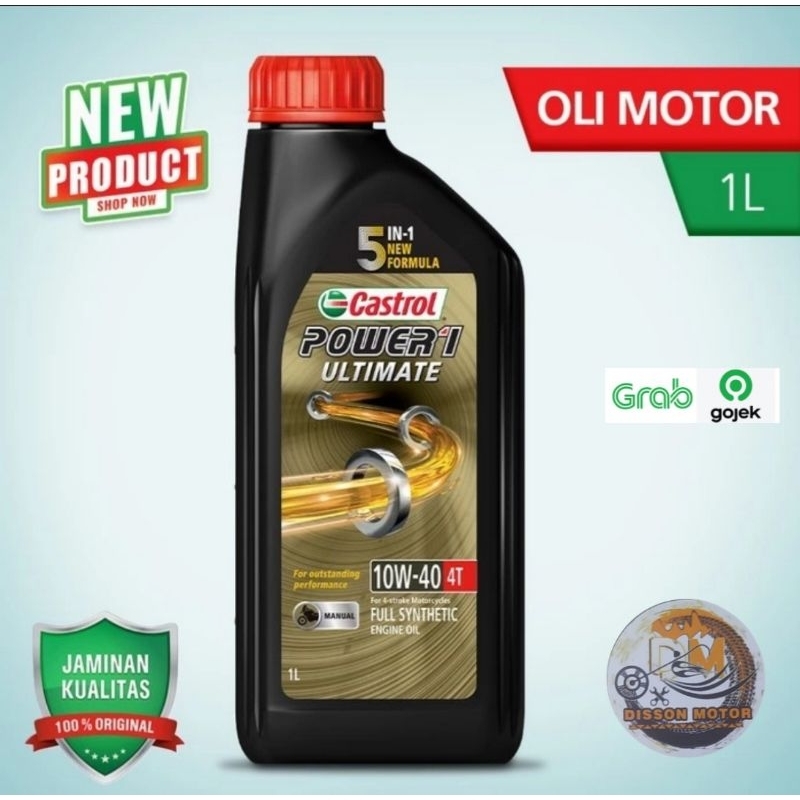 Castrol POWER1 ULTIMATE 10W40 1Ltr Oli Motor Castrol