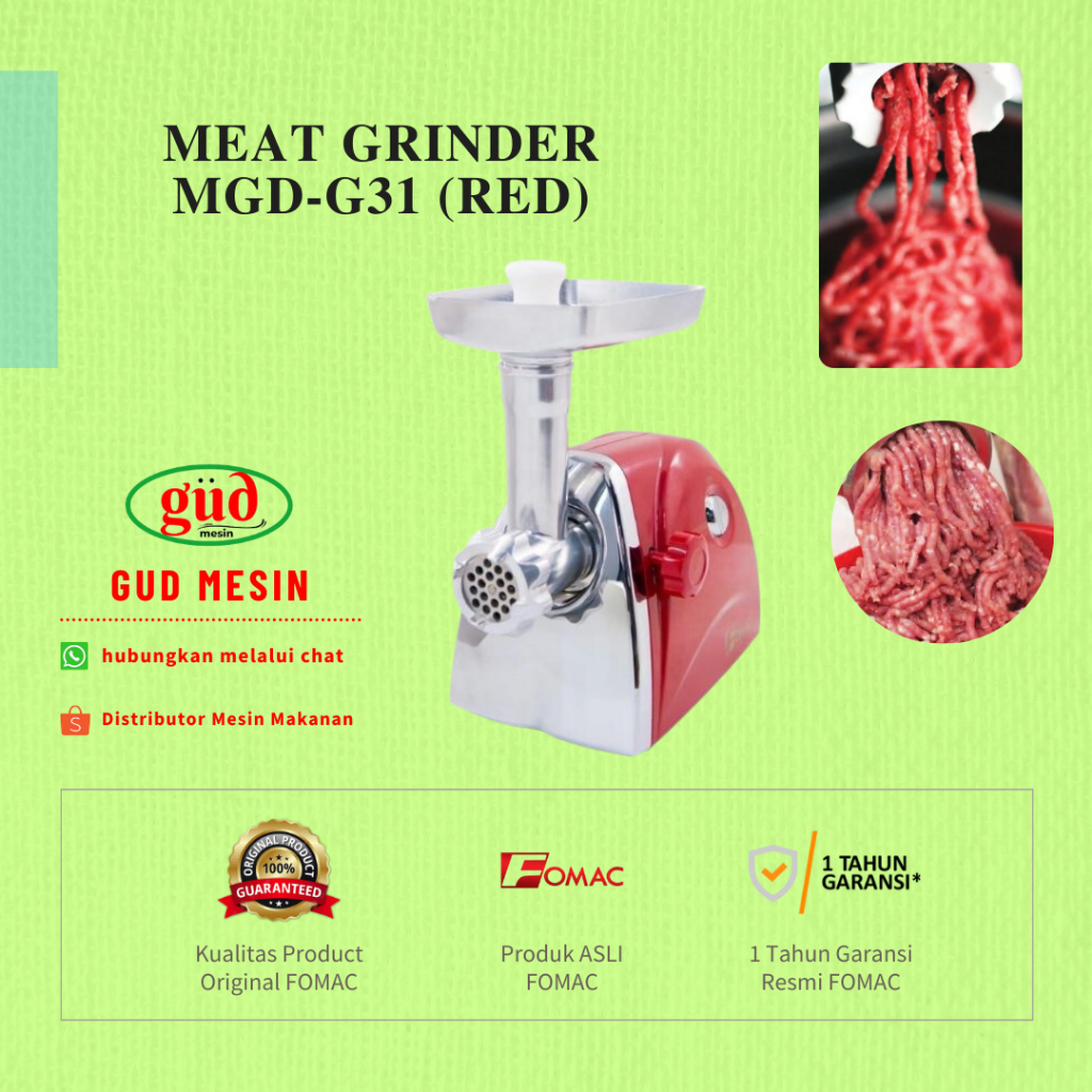 Mesin Giling Daging FOMAC Meat Grinder MGD-G31 FOMAC