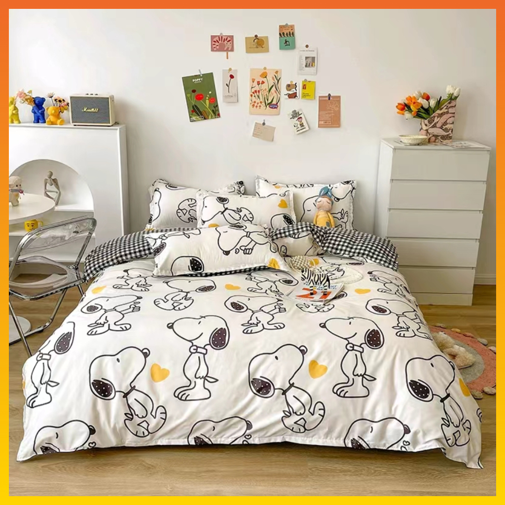 Selimut Bedcover Poliester Motif Aesthetic Termurah Terlaris Bedcover Single Size 120 Bahan Halus Premium