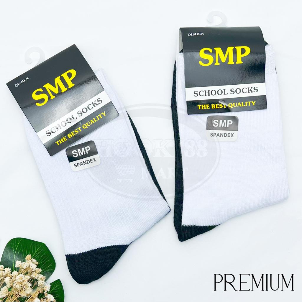 [ SATUAN ] HK Kaos Kaki Sekolah Hitam Putih Anak SD-SMP-SMA