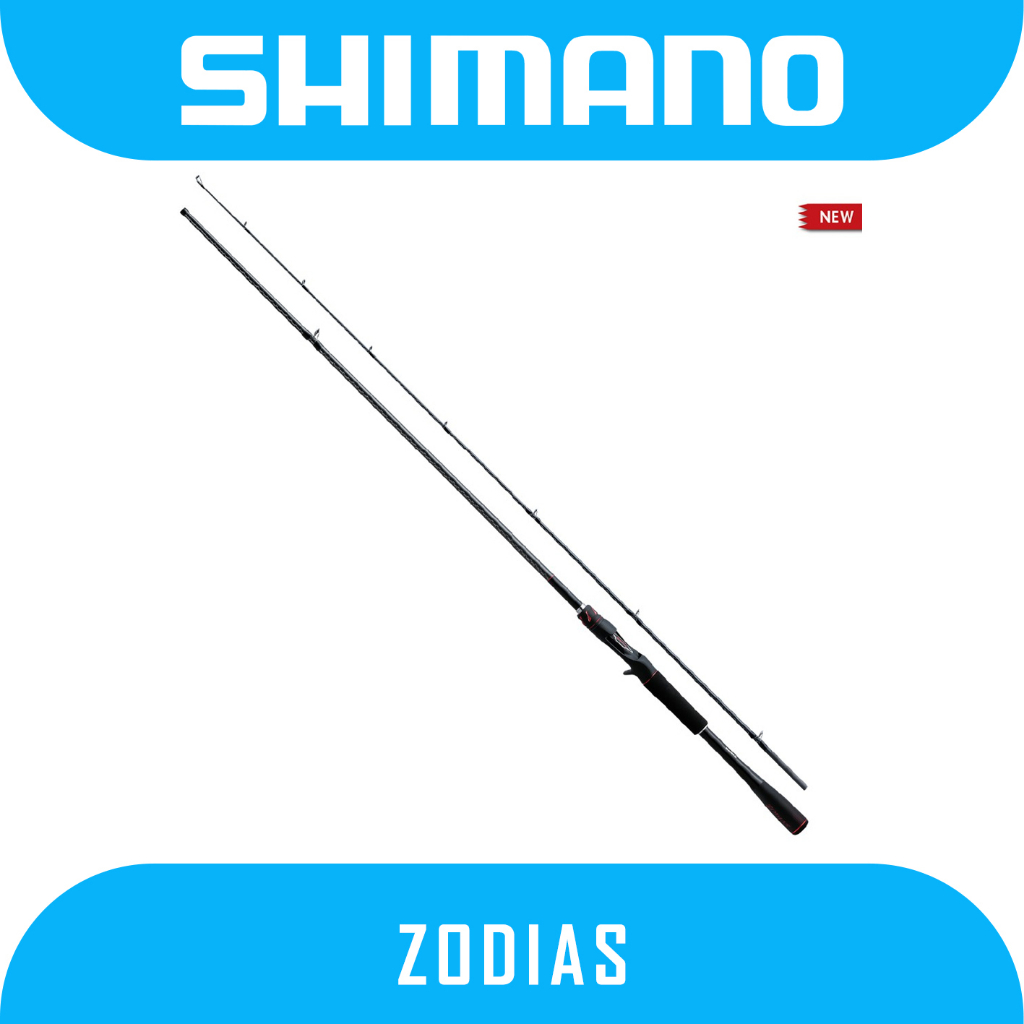 Joran Casting / Baitcasting Rod Shimano Type Zodias 168L-BFS/2