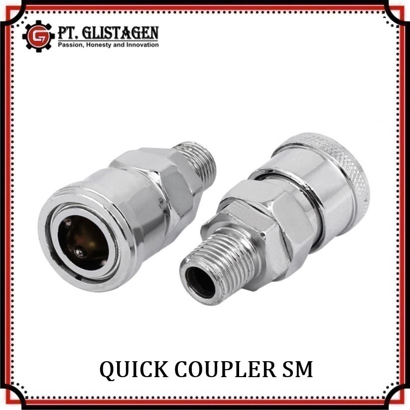 Quick Coupler SM ( 20,30,40 ) Sambungan Selang Kompresor Recoil Cuk SM