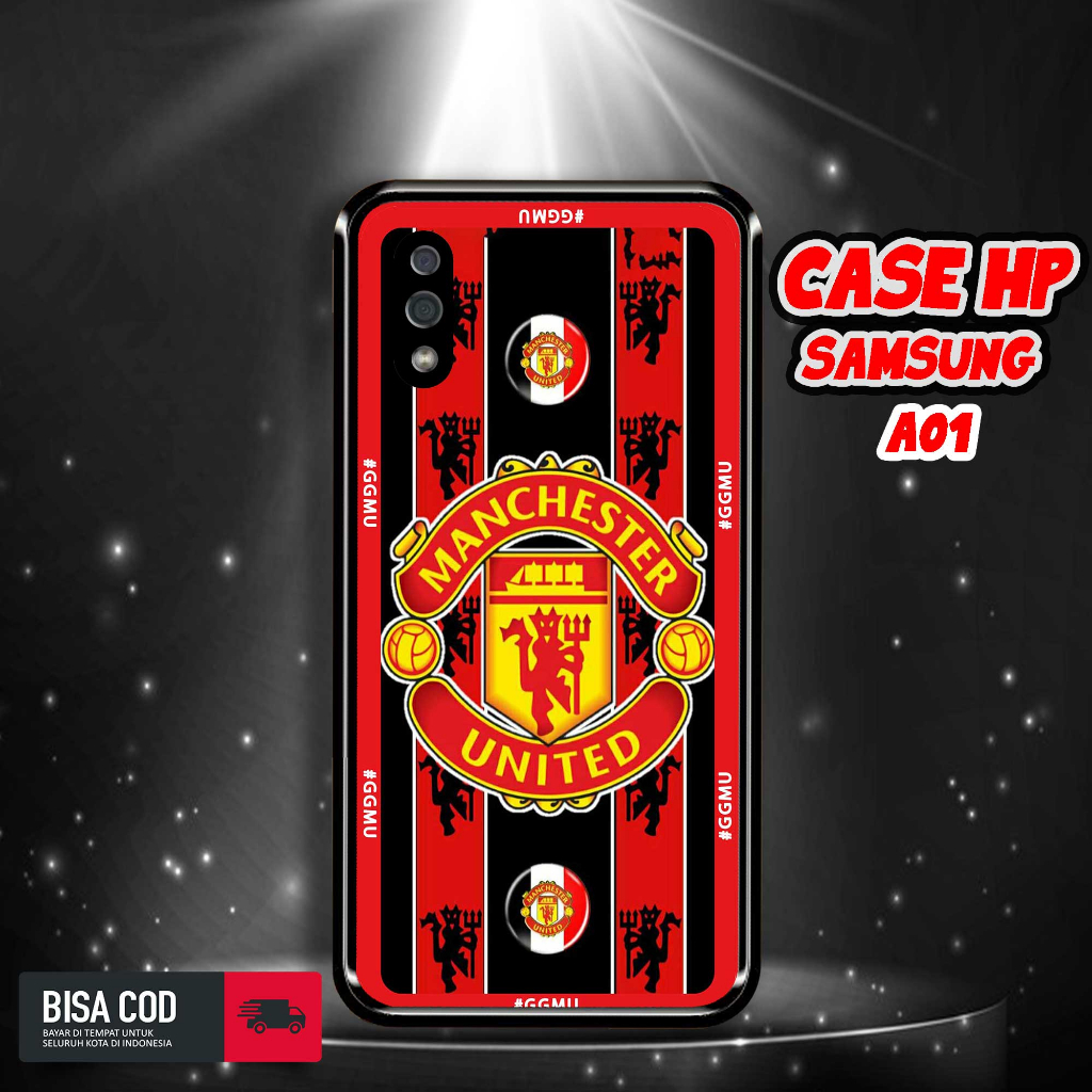 Case Samsung A01 Motif [BOLA] Casing Samsung A01 TERBARU Hardcase Glossy Kilau 2D Case Hp Samsung A0