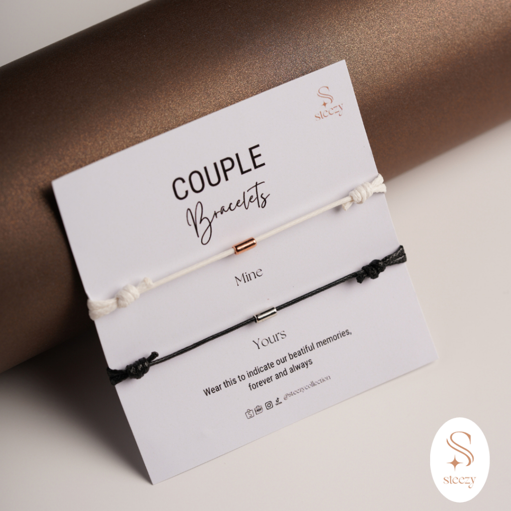 Couple Bracelet- Basic Stripe/ Gelang Tali/ Gelang Pasangan/ Gelang Couple Simple Polos