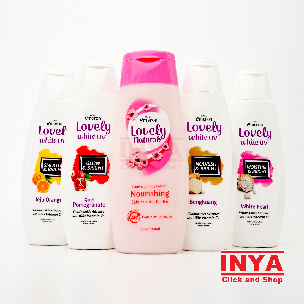 Emeron Lovely Naturals Nourishing Sakura 100ml - Hand Body Lotion