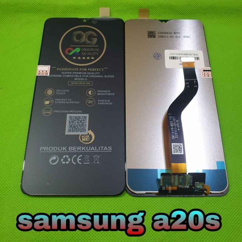 lcd ts touchscreen samsung a20s a207 fullset