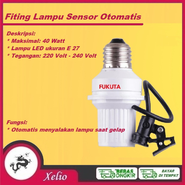 Fitting Lampu Otomatis