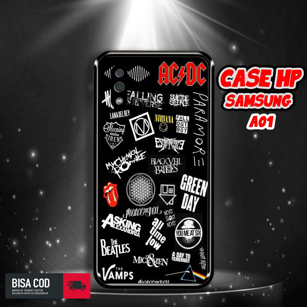 Case Samsung A01 Motif [POSTER] Casing Samsung A01 TERBARU Hardcase Glossy Kilau 2D Case Hp Samsung 