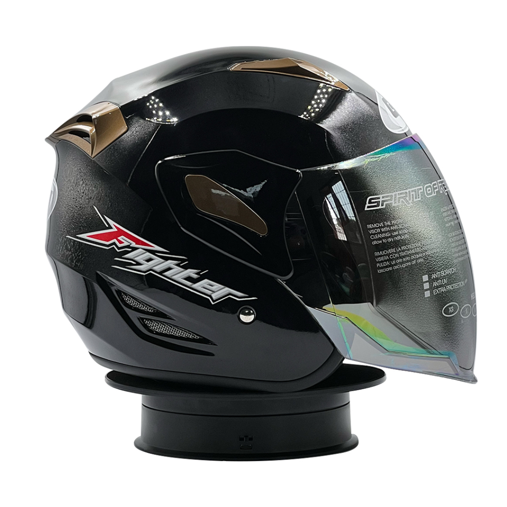 Helm GM Fighter Solid Black