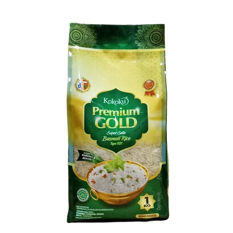 

Beras Basmati Kokoku Premium Gold 1kg