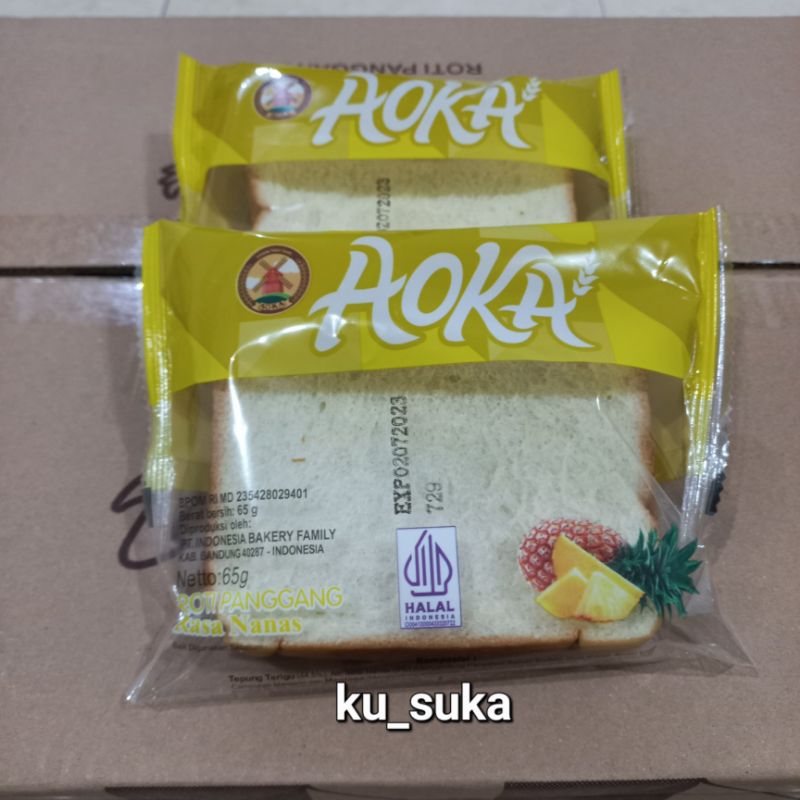 

Roti Aoka Panggang / Roti enak varian nanas