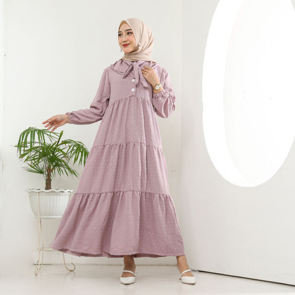 Saroja | Gamis Uragiri Susun Gamis Syar'i Ramadhan | SJ Fashion