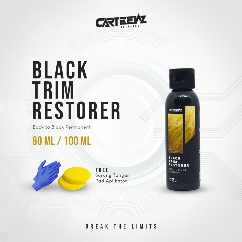 Penghitam Cat Body Kasar / kulit jeruk Mobil dan Motor Tahan Lama Permanen - Back to Black Permanent