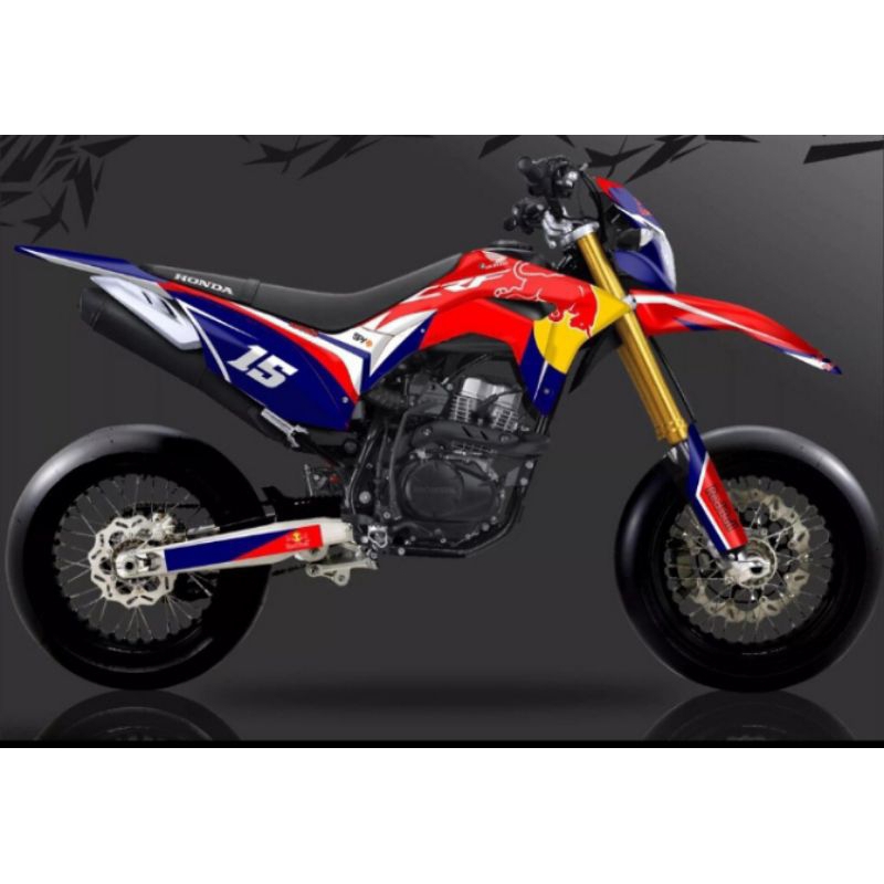 decal crf 150 l full body / decal crf 150 l full body merah hitam