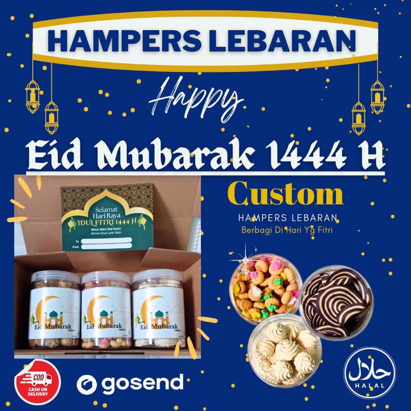 

HAMPERS LEBARAN ISI 3 JAR, READY STOCK