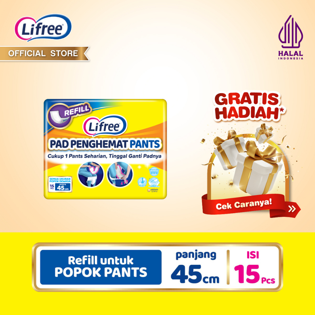 Lifree Pad Penghemat Pants - 15 pads