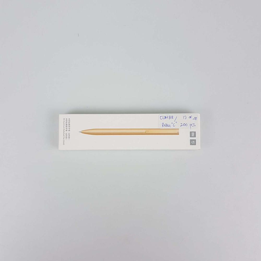 Xiaomi MiJia Metal Signature Pen Pulpen - MJJSQZB02XM (Original) - Golden