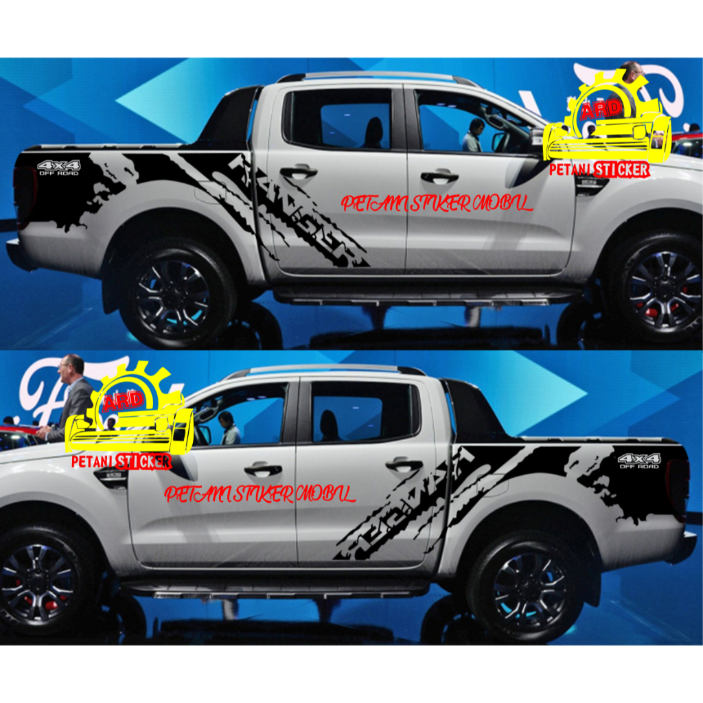 STIKER STICKER MOBIL LIST MOBIL FORD RANGER CUTTING STIKER